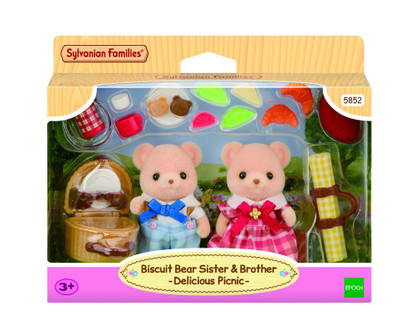 Sylvanian Families - Biscuit Bear Sister & Brother SF5852