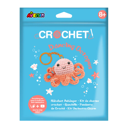 Avenir - Crochet Keychain - Dancing Octopus