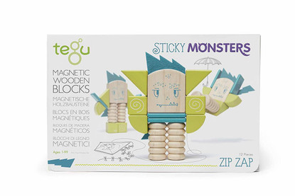 Tegu Magnetic Sticky Mnsters Zip Zap box