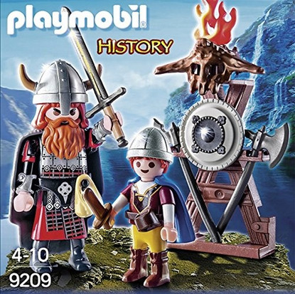 Playmobil - Vikings with Shield Egg Red (Easter Egg) 9209 