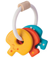 Plan Toys - Baby Key Rattle Bright 5217