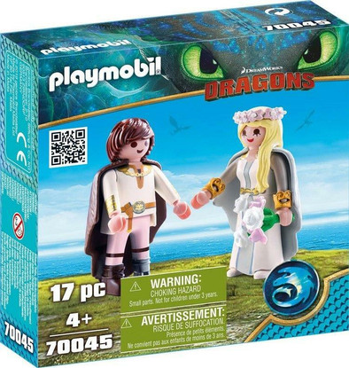 Playmobil - How to Train Your Dragon 3 - Bridal couple Hiccup and Astrid 70045 box