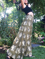 All New Bell Bottoms - Palazzo Wide Leg Pant - Faces Khaki - S/M