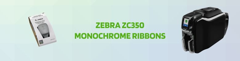 Zebra ZC350 Monochrome Ribbons