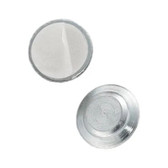 MagnaDisc 5730-3030 Round Zinc Magnetic Badge Attachment - 11/16'' (50 pack)