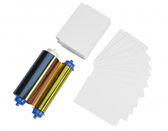 Zebra 105999-10L1 Media Kit - 400 PVC Cards w/ 1 Slot & YMCO Ribbon