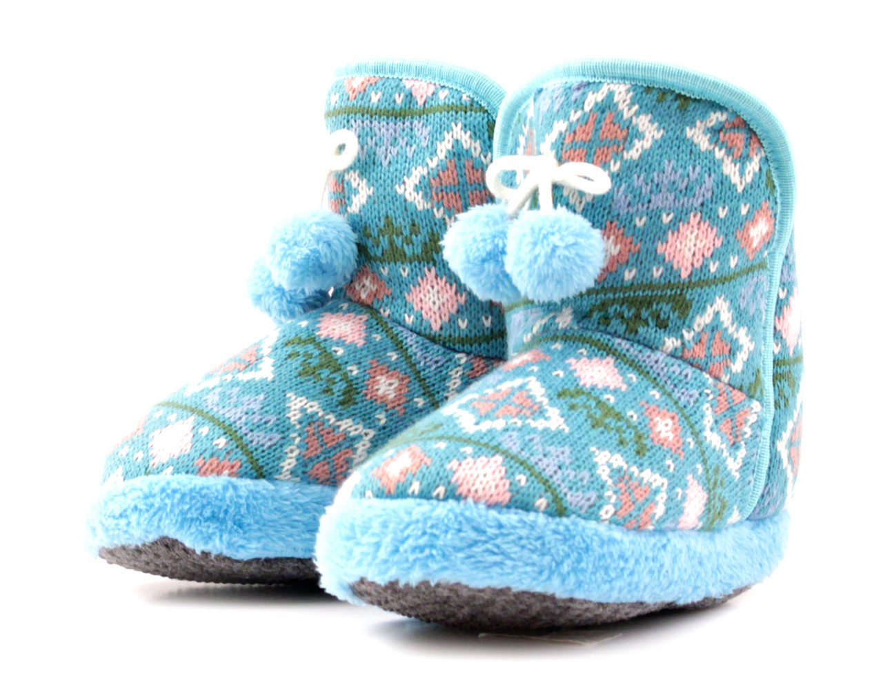 blue slipper boots