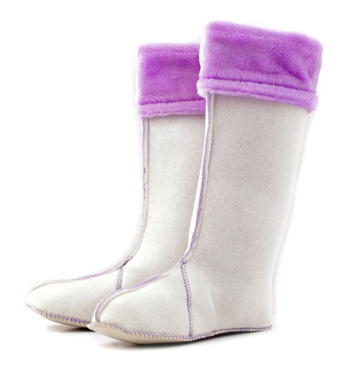 pastel purple boots