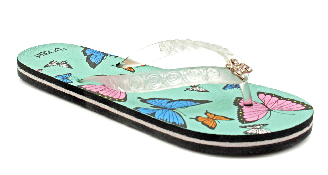 butterfly flip flops