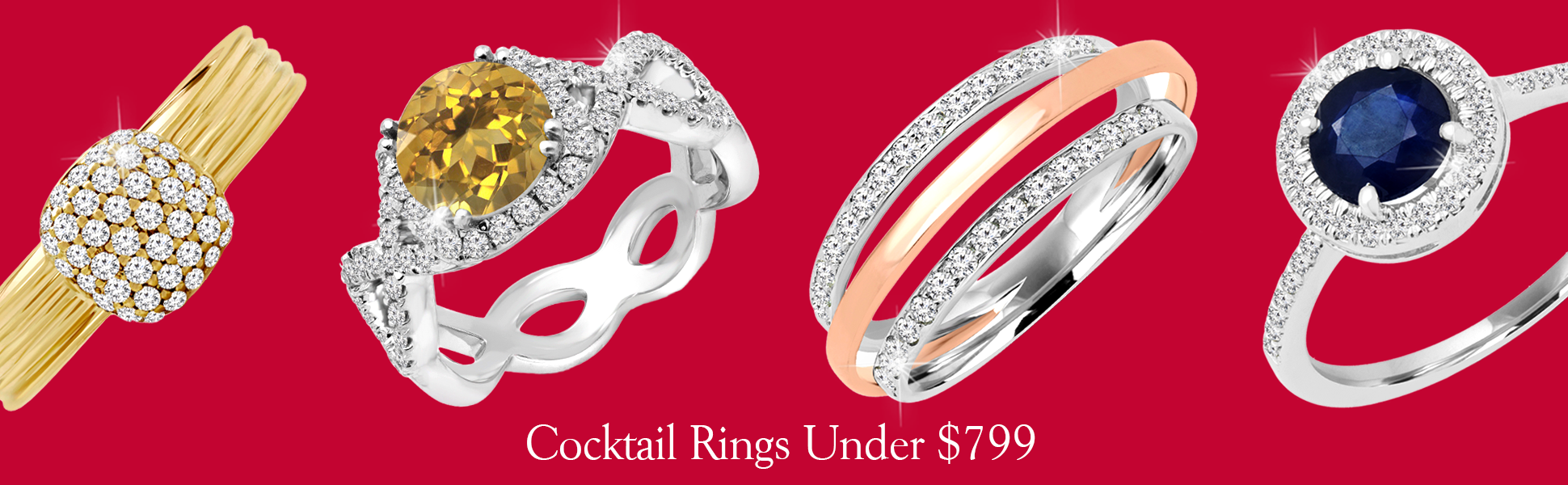 cocktail rings under 799$