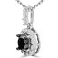 Black White Diamond Necklace | Majesty Diamonds