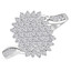 1/2 CTW Round Diamond Cluster Cocktail Ring in 14K White Gold (MDR160007)
