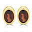 Garnet Earrings 14K Gold | Majesty Diamonds