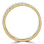 1/7 CTW Round Diamond Cocktail Ring in 14K Three-Tone Gold (MDR170074)
