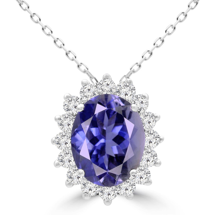 Iolite Pendant Necklace | Majesty Diamonds