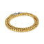 Men's Gold Hematite Steel Wrap Bracelet (MVA0052)