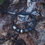 Men's Black Snake Carbon Fiber Beads Steel Bracelet (MVA0065)