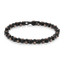 Men's Black & Rose Gold Steel Bracelet (MVA0070)