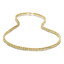 Men's Round Box Gold Steel Necklace (MVA0102)