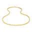 Men's Shiny Gold Steel Necklace (MVA0109)