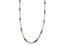 Men's Black, Steel & Rose Gold Necklace (MVA0115)