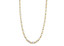 Men's Gold and Steel Necklace (MVA0117)