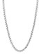 Men's Steel Round Box Link Necklace (MVA0120)