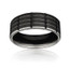 Men's Black MatteSteel Ring (MVA0135)