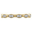1/7 CTW Round Diamond Semi-Eternity Wedding Band Ring in 14K Yellow Gold (MDR180038)