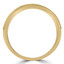 1/8 CTW Round Diamond Semi-Eternity Wedding Band Ring in 14K Yellow Gold (MDR180039)