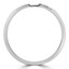 1/10 CTW Baguette Diamond Semi-Eternity Wedding Band Ring in 14K White Gold (MDR190099)