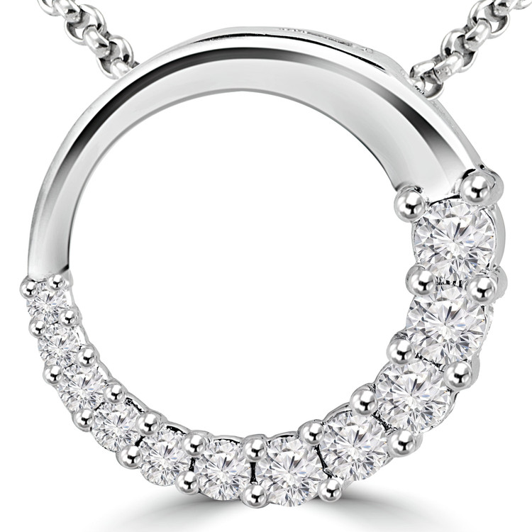 Diamond Journey Circle Pendant | Sale Now | Majesty Diamonds