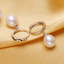 Round White Freshwater Pearl Earrings and Pendant Set in 0.925 White Sterling Silver (MDS170066)