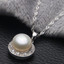 Pearl Halo Necklace | 50% Off | Majesty Diamonds