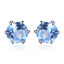 Round Blue Topaz Earrings | Majesty Diamonds