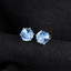 Round Blue Topaz Earrings | Majesty Diamonds