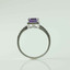 1/2 CTW Round Purple Amethyst Cocktail Ring in 0.925 White Sterling Silver (MDS170153)