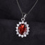 Oval Garnet Necklace | On Sale Now | Majesty Diamonds