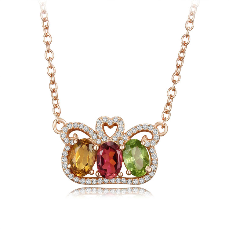 Multi Color Tourmaline Necklace | Sale | Majesty Diamonds