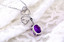 Amethyst Sterling Silver Pendant Necklace | Majesty Diamonds