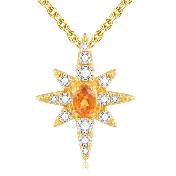 Orange Garnet Pendant | 50% Off Today | Majesty Diamonds