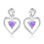 Purple Amethyst Stud Earrings | Majesty Diamonds