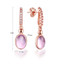 Pink Quartz Drop Earrings | Majesty Diamonds