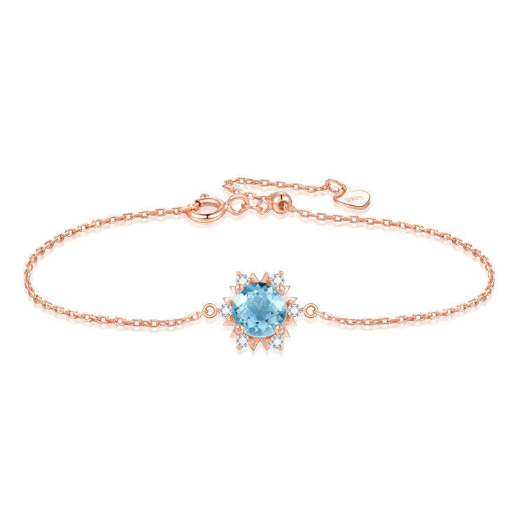 Blue Topaz Gold Bracelet | Sale Today | Majesty Diamonds