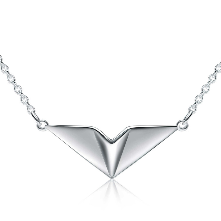 Triangle Pendant Necklace | 50% Off Now | Majesty Diamonds