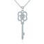 Sterling Silver Key Necklace | 50% Off | Majesty Diamonds