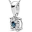 White And Blue Diamond Necklace | Majesty Diamonds