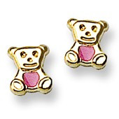 Teddy Bear Earrings | Majesty Diamonds