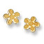 Baby Stud Earrings in 14K Yellow Gold (MDR140036)