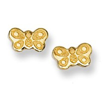 Gold Butterfly Earrings | Majesty Diamonds